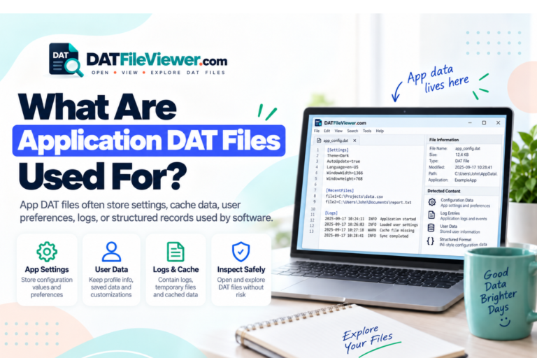 What Are Application DAT Files Used For?