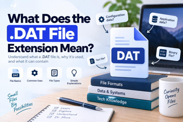What Does the .DAT File Extension Mean?