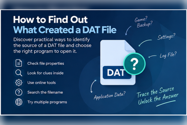 How to Find Out What Created a DAT File