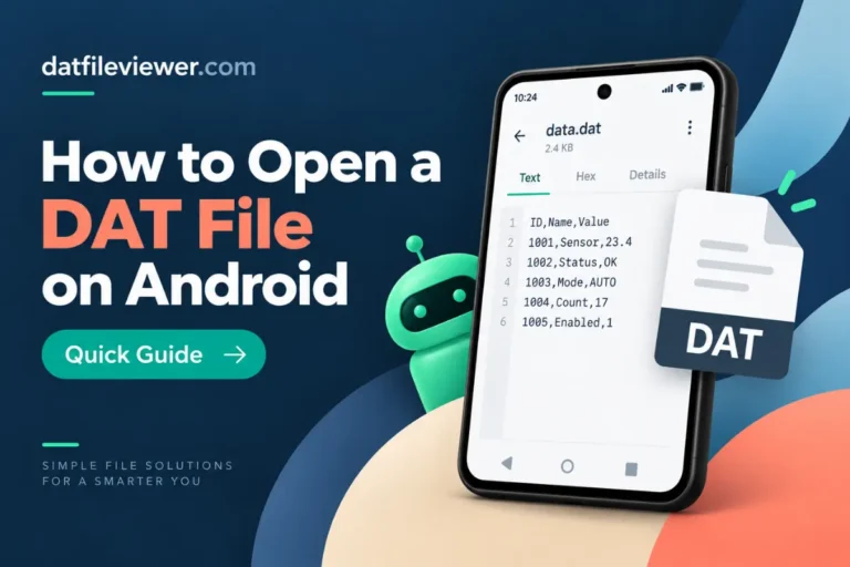 How to Open a DAT File on Android